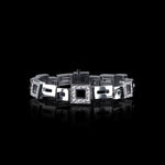 Geometric diamond bracelet in 18ct white gold by Stefano Canturi Geometric diamond bracelet in 18ct white gold by Stefano Canturi