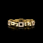 Geometric diamond bracelet in 18ct yellow gold by Stefano Canturi Geometric diamond bracelet in 18ct yellow gold by Stefano Canturi