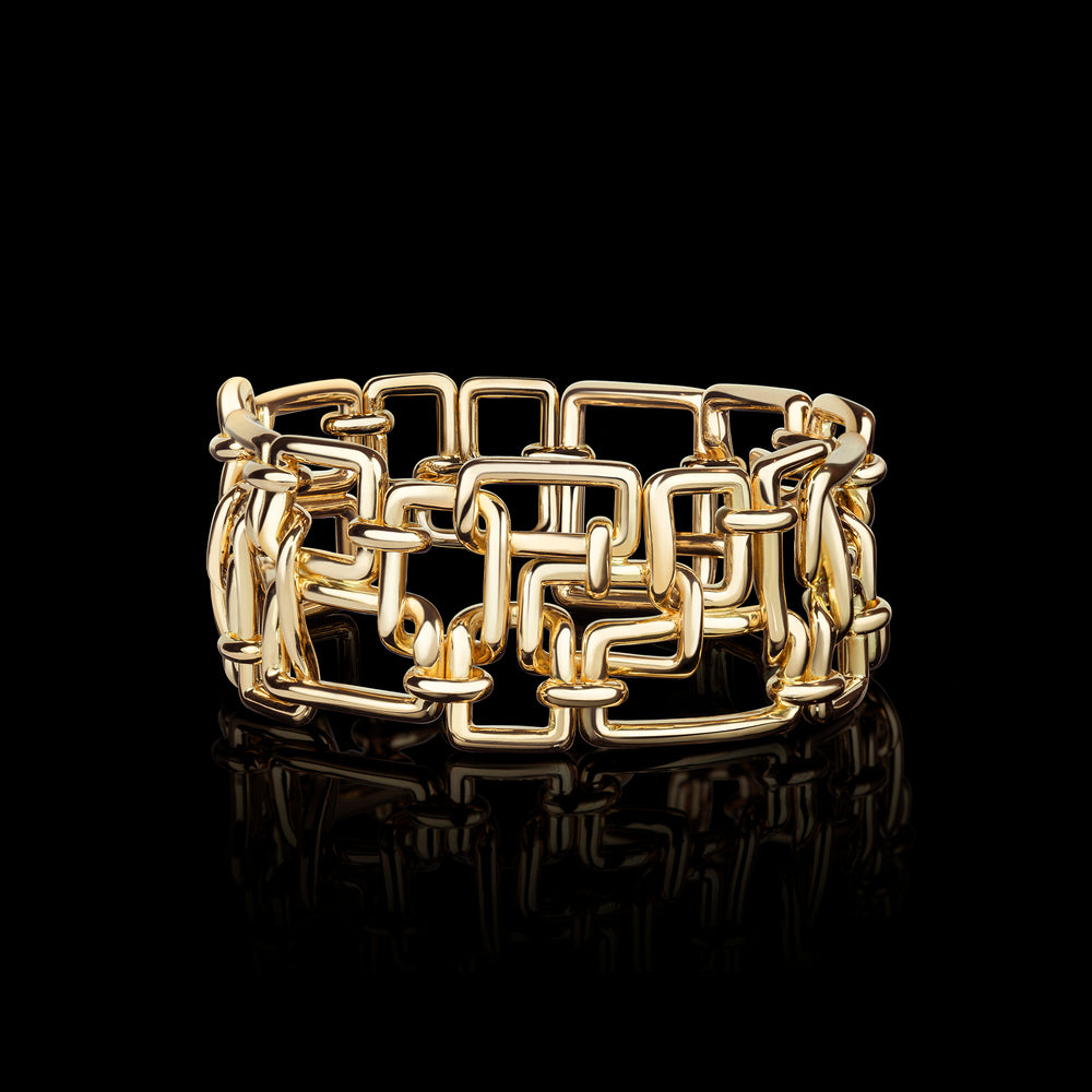 Affinity Woven Bracelet | 3 Row with Ruby Affinity Woven Bracelet | 3 Row with Ruby