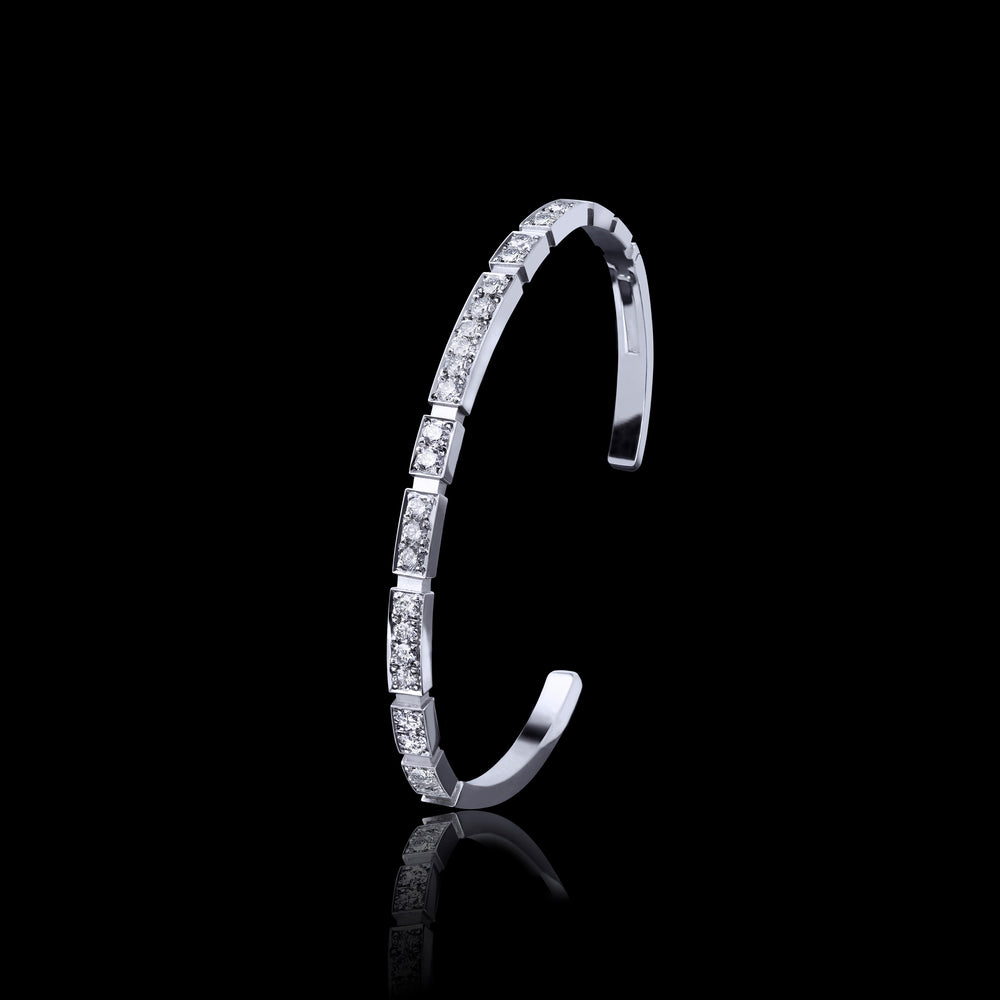 Eternal full set diamond bangle in 18ct white gold by Stefano Canturi Eternal full set diamond bangle in 18ct white gold by Stefano Canturi