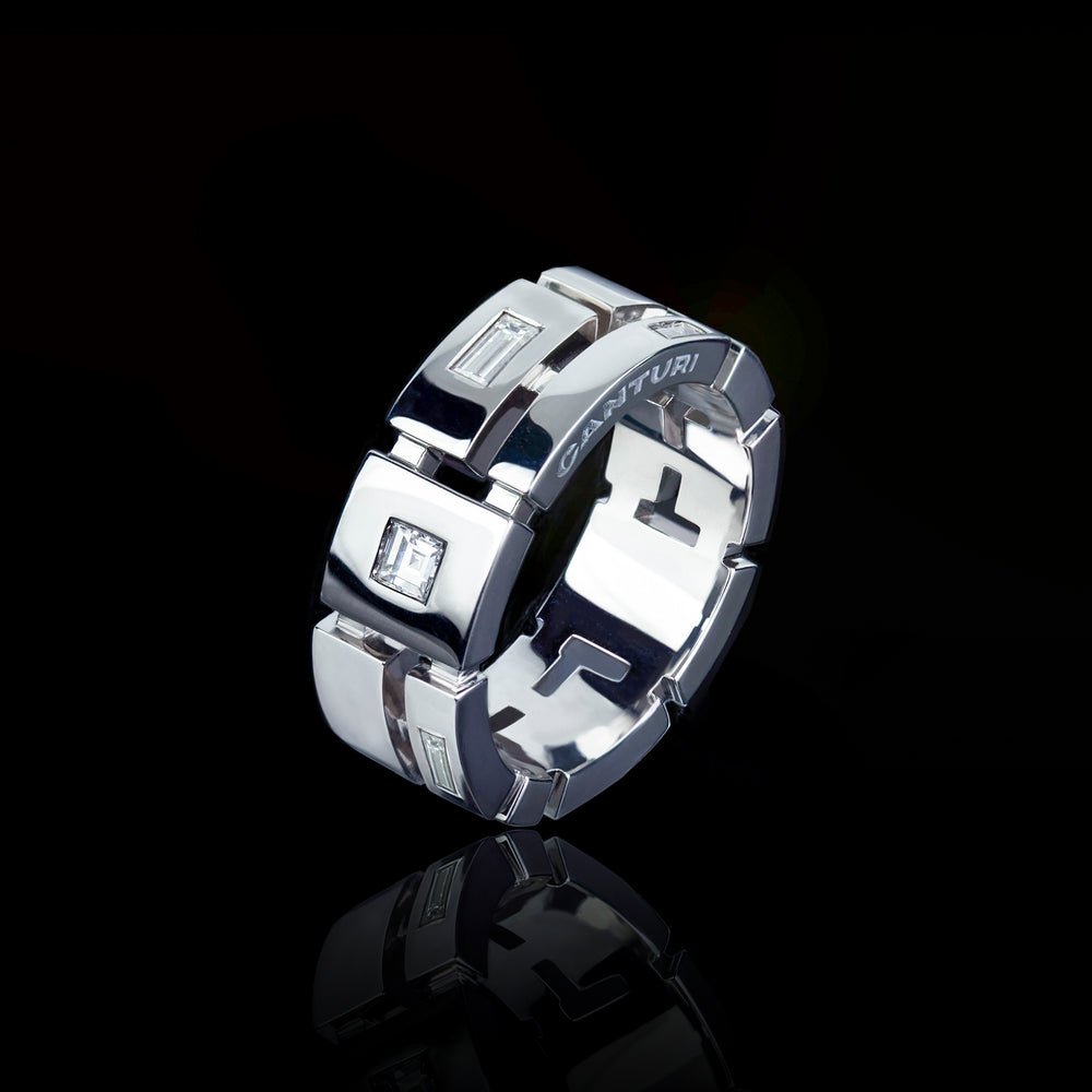 Cubism 7mm stud diamond ring by Stefano Canturi Cubism 7mm stud diamond ring by Stefano Canturi