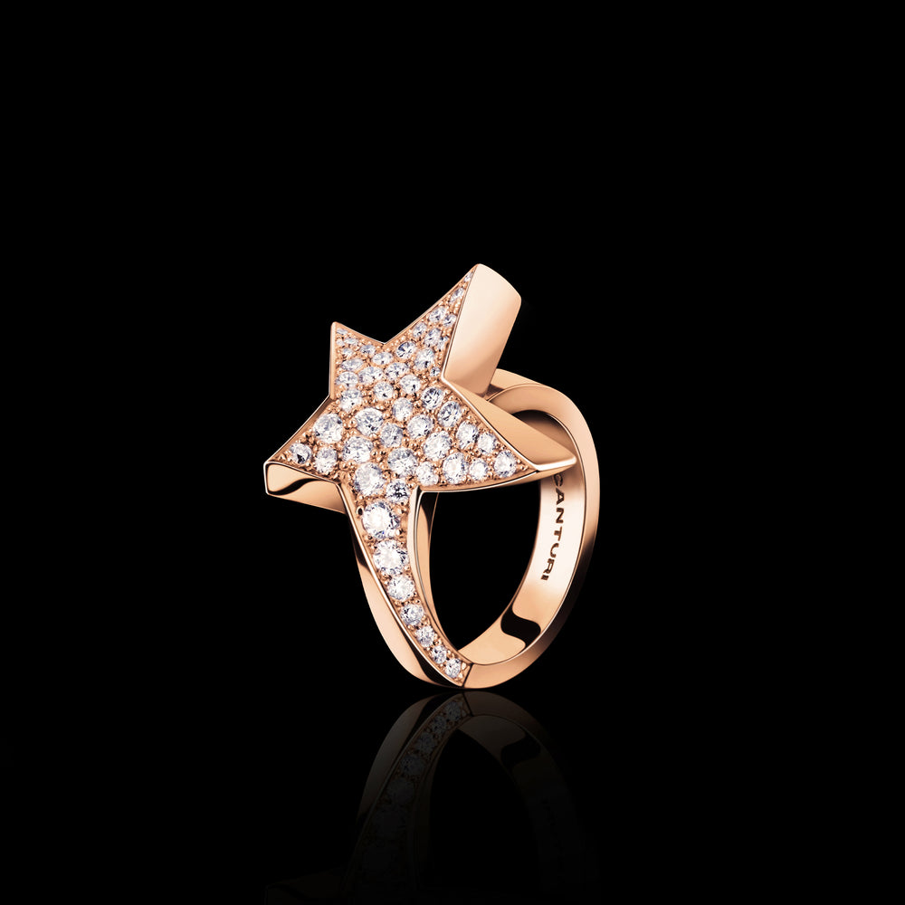 Odyssey diamond Star ring in 18ct pink gold by Stefano Canturi Odyssey diamond Star ring in 18ct pink gold by Stefano Canturi