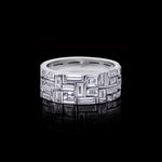 Classic Cubism diamond ring in 18ct white gold by Stefano Canturi Classic Cubism diamond ring in 18ct white gold by Stefano Canturi