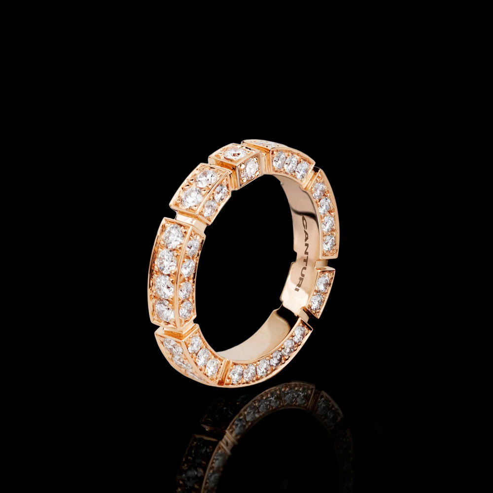 Regina full diamond ring in 18ct pink gold by Stefano Canturi Regina full diamond ring in 18ct pink gold by Stefano Canturi