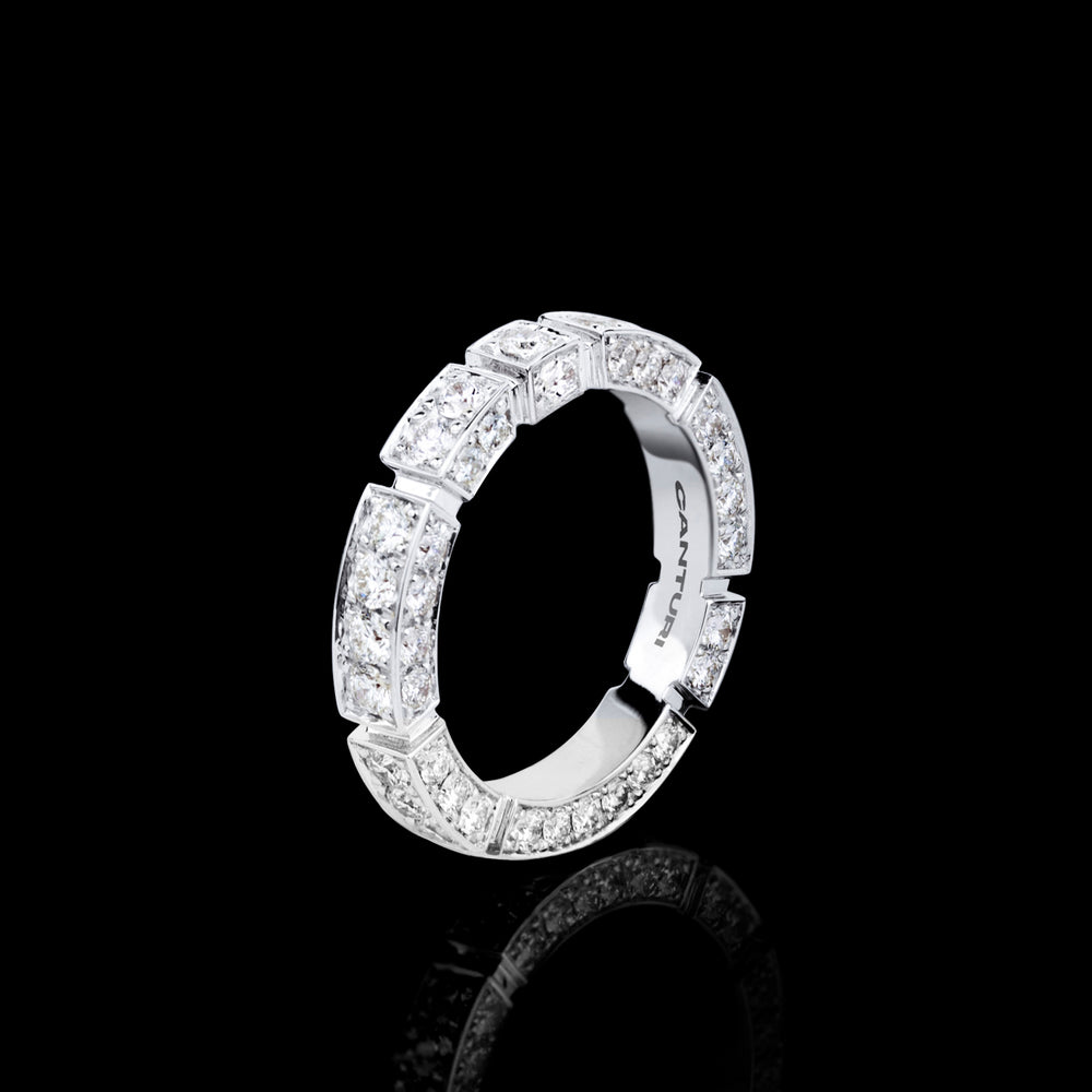 Regina full diamond ring in 18ct white gold by Stefano Canturi Regina full diamond ring in 18ct white gold by Stefano Canturi