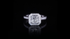 Valentina 1.51ct Radiant cut diamond engagement ring in 18ct white gold by Stefano Canturi