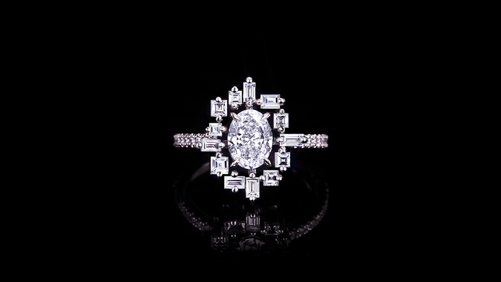 Stella 1.01ct Oval Diamond Engagement Ring in 18ct white gold by Stefano Canturi Stella 1.01ct Oval Diamond Engagement Ring in 18ct white gold by Stefano Canturi