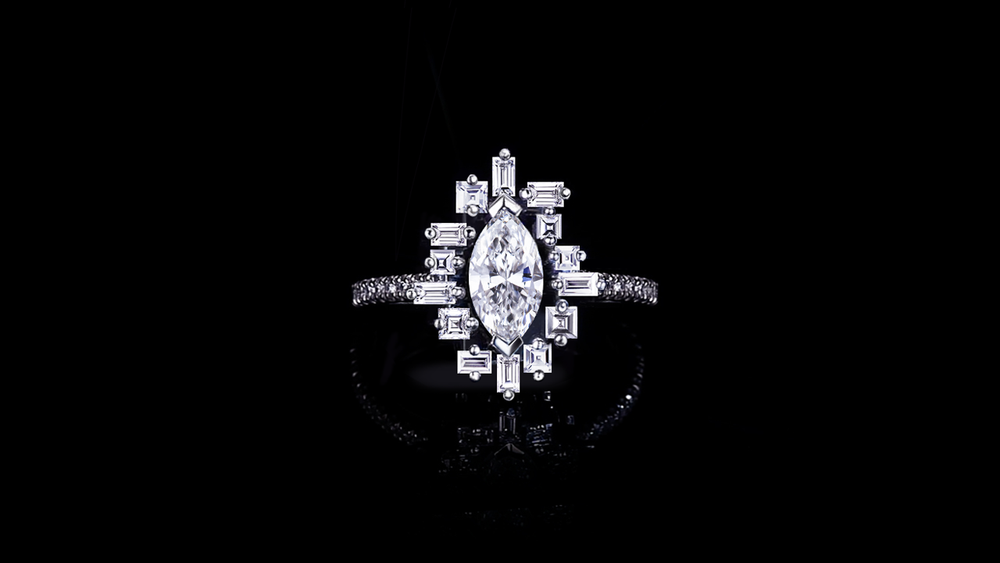 Stella 0.80ct Marquise diamond engagement ring in 18ct white gold by Stefano Canturi Stella 0.80ct Marquise diamond engagement ring in 18ct white gold by Stefano Canturi
