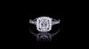 Renaissance 1.51ct Cushion cut diamond engagement ring in 18ct white gold by Stefano Canturi