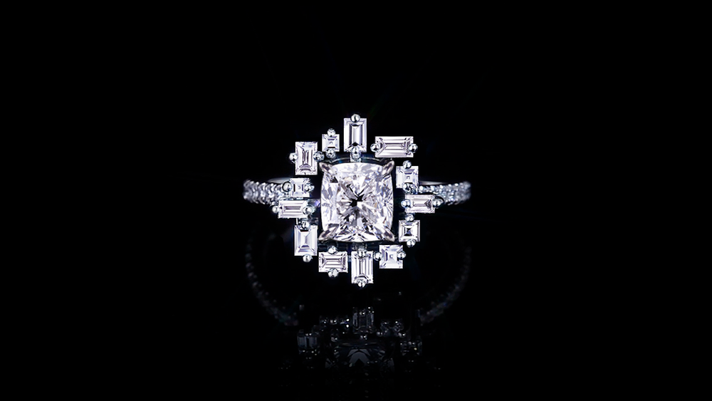 Stella 1.52ct D/VS2 Cushion Diamond Engagement Ring in 18ct white gold by Stefano Canturi Stella 1.52ct D/VS2 Cushion Diamond Engagement Ring in 18ct white gold by Stefano Canturi