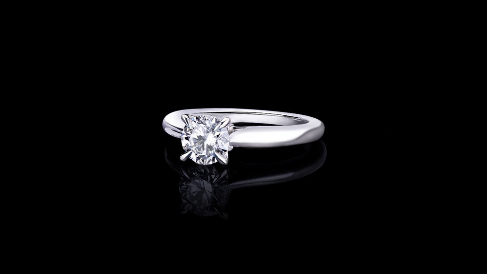 Silhouette 0.80ct Round Diamond Engagement Ring in 18ct white gold by Stefano Canturi Silhouette 0.80ct Round Diamond Engagement Ring in 18ct white gold by Stefano Canturi