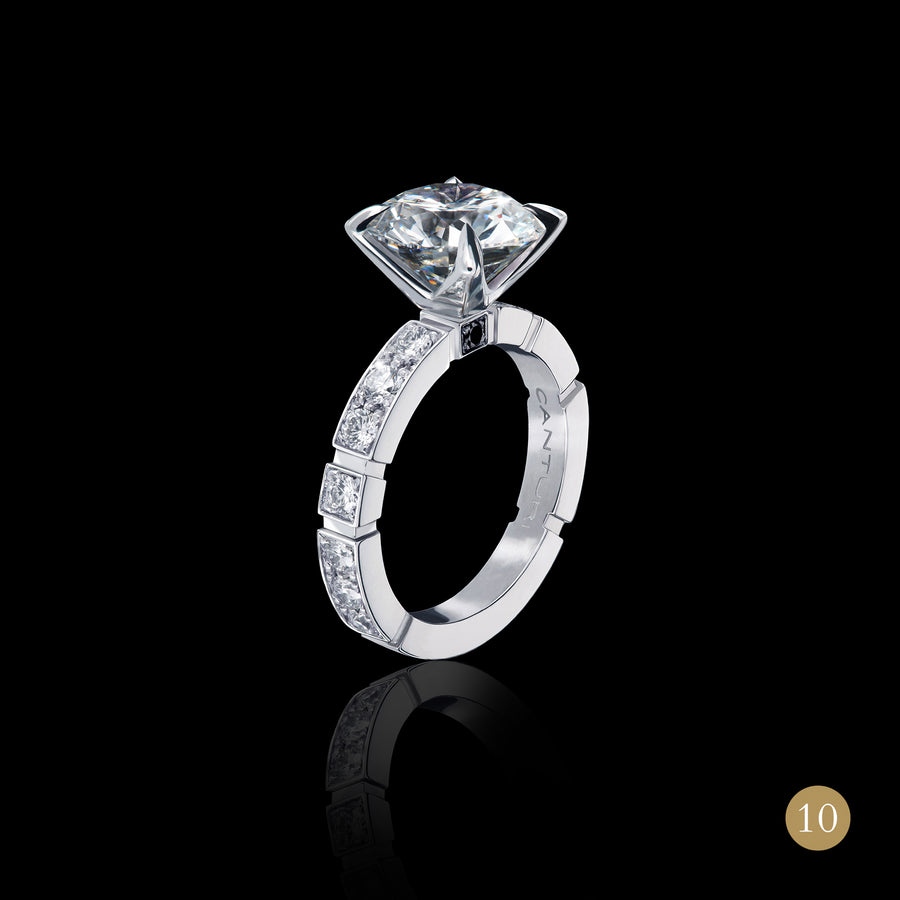 Regina diamond engagement ring in 18ct white gold by Stefano Canturi