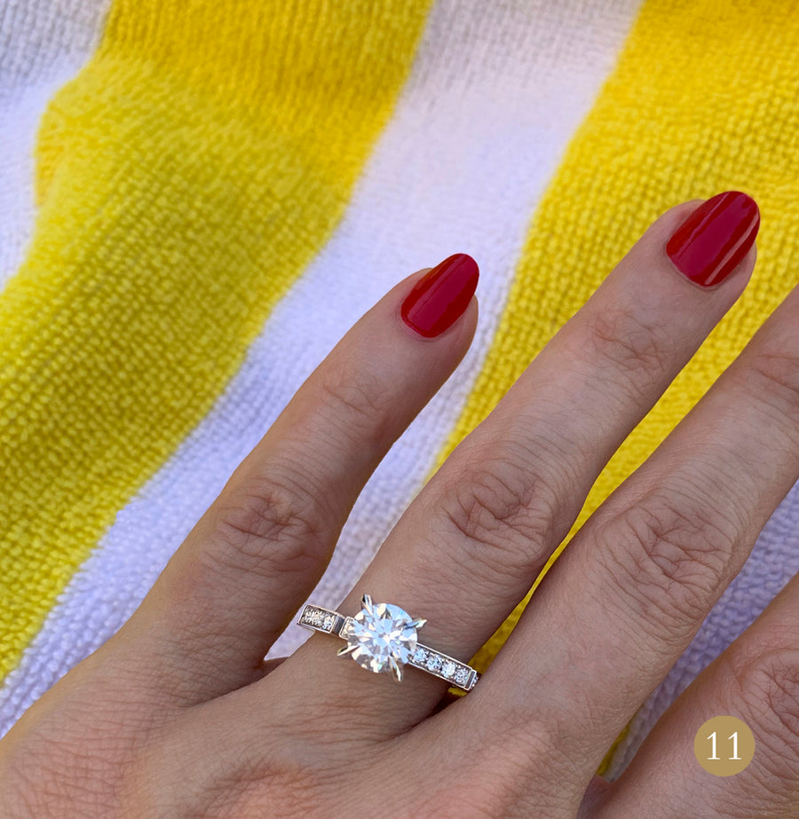 Regina diamond engagement ring by Stefano Canturi
