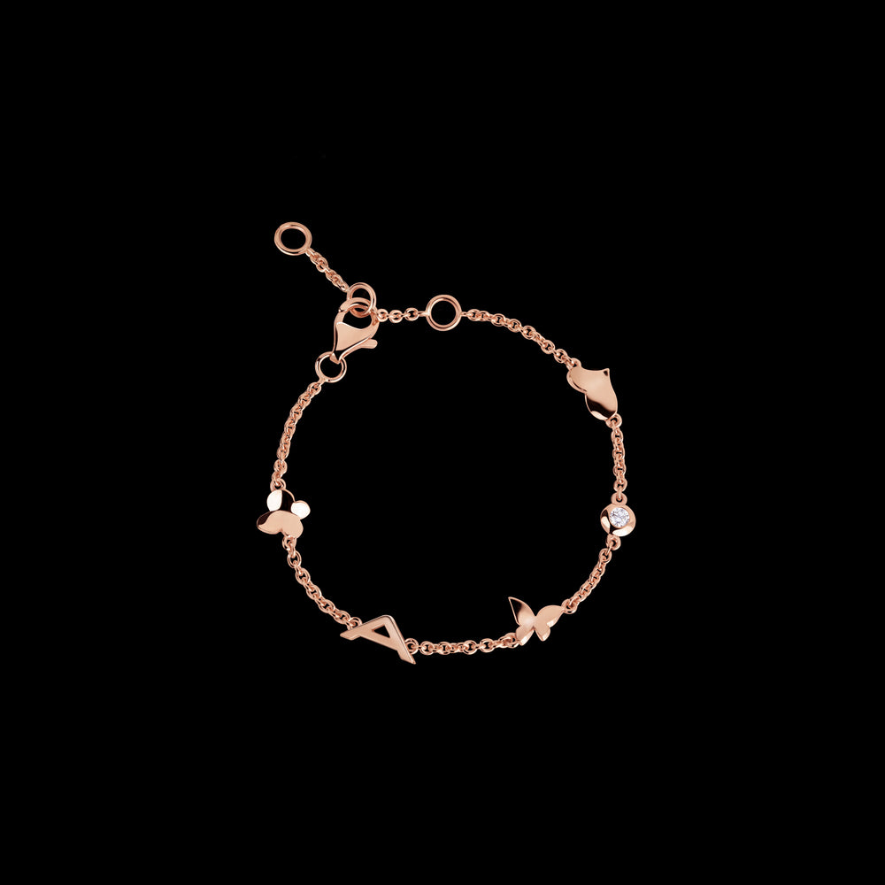Odyssey fine baby bracelet in 18ct pink gold by Stefano Canturi Odyssey fine baby bracelet in 18ct pink gold by Stefano Canturi