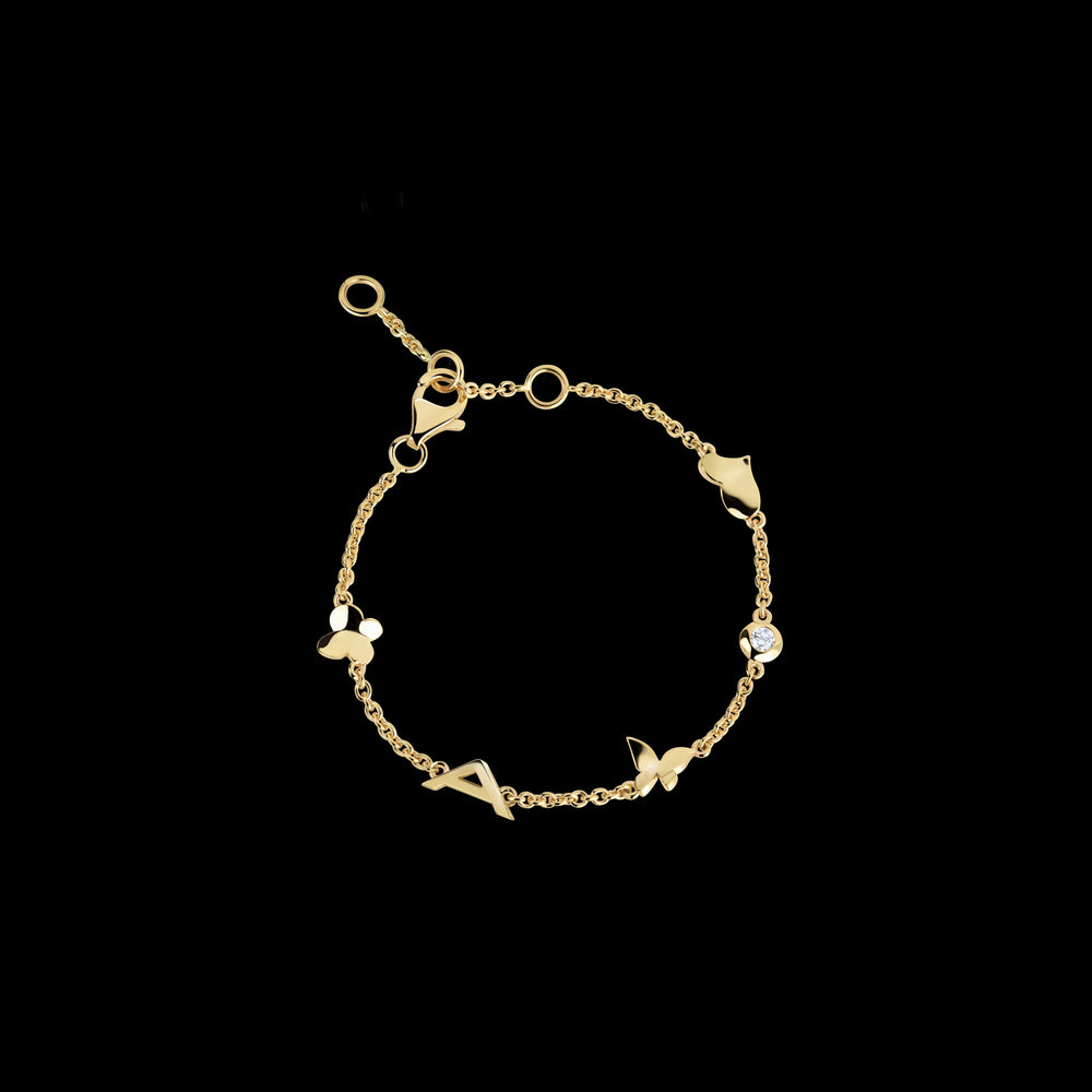 Odyssey fine baby bracelet in 18ct yellow gold by Stefano Canturi Odyssey fine baby bracelet in 18ct yellow gold by Stefano Canturi