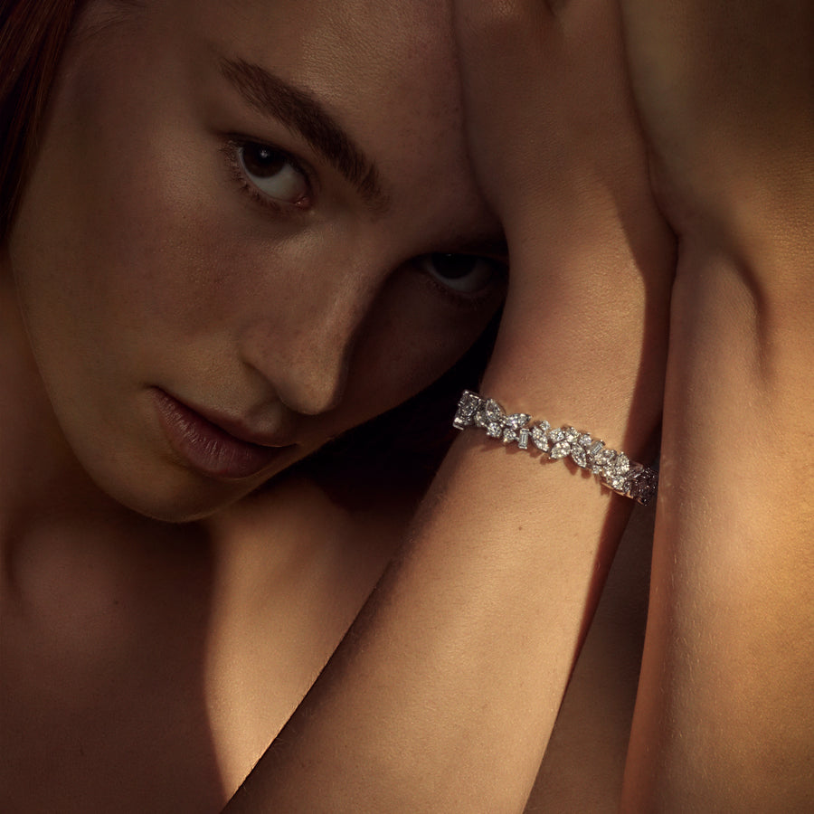 Primavera diamond bracelet in 18ct white gold by Stefano Canturi