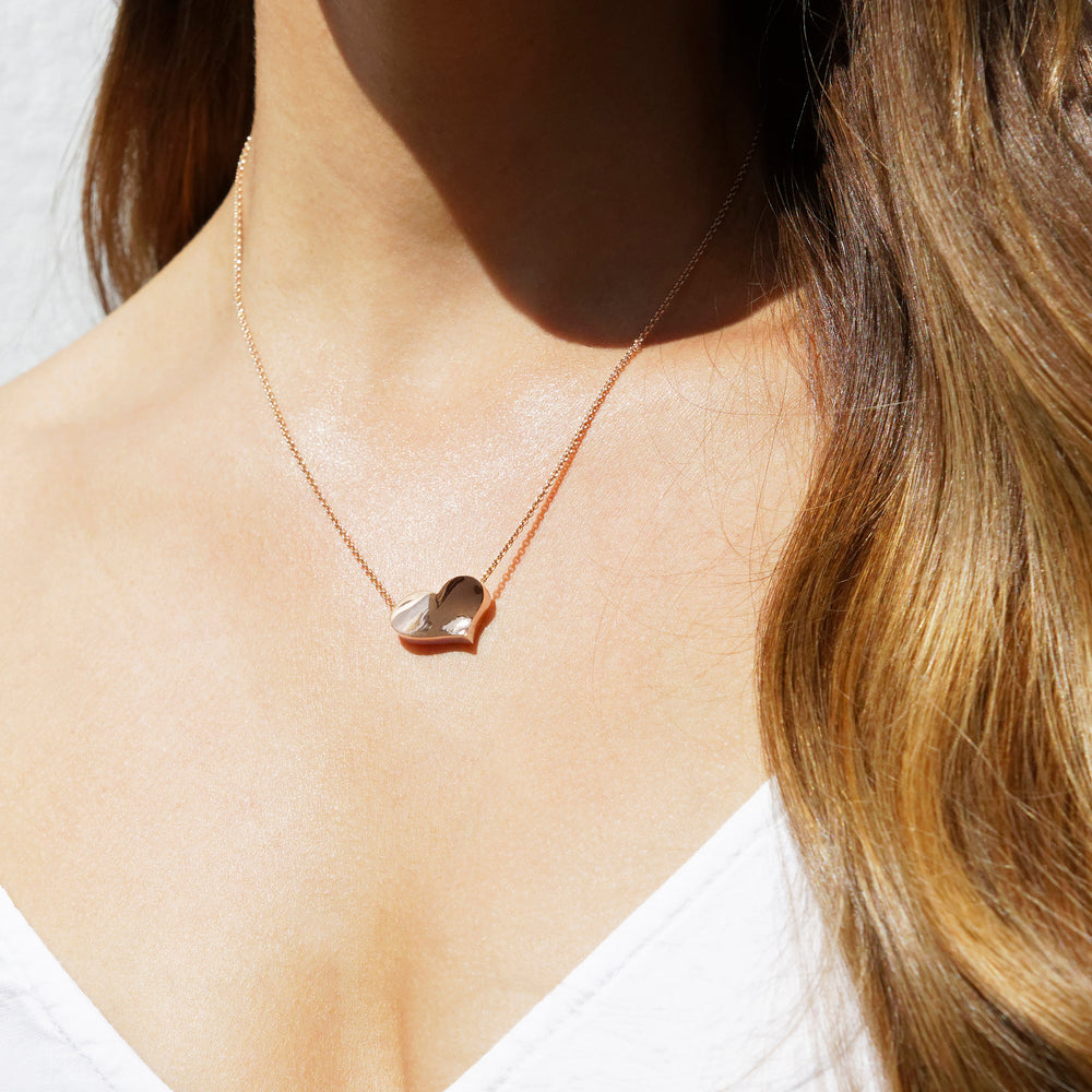 Odyssey Heart pendant necklace set in 18ct pink gold by Stefano Canturi Odyssey Heart pendant necklace set in 18ct pink gold by Stefano Canturi