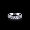 Cubism Fitted Narrow Diamond Ring set in 18ct White Gold by Stefano Canturi