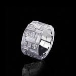 Cubism Extra Wide Diamond Ring set in 18ct White Gold by Stefano Canturi Cubism Extra Wide Diamond Ring set in 18ct White Gold by Stefano Canturi