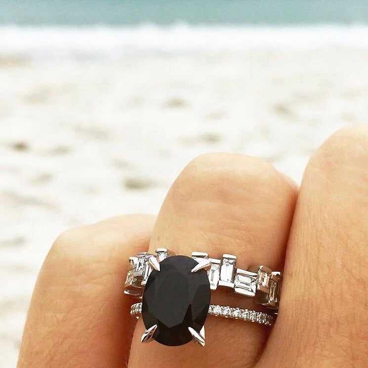 Radiant diamond ring in 18ct white gold by Stefano Canturi Radiant diamond ring in 18ct white gold by Stefano Canturi