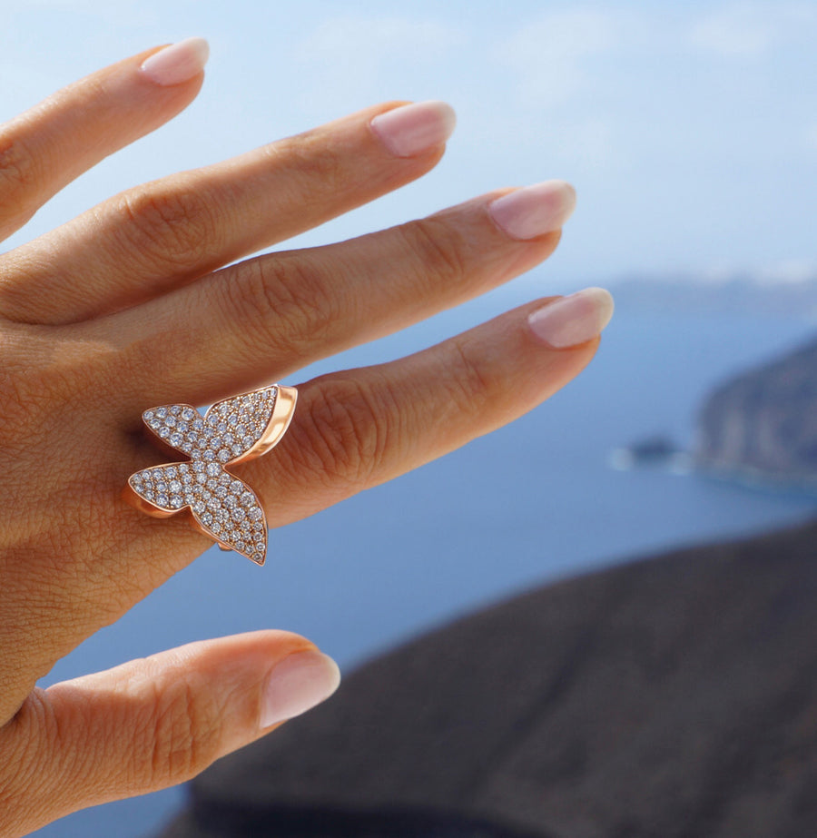 Odyssey diamond Butterfly ring by Stefano Canturi