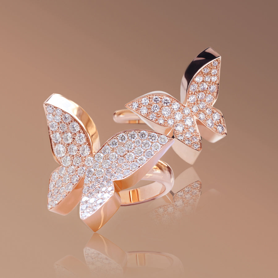 Odyssey diamond Butterfly rings by Stefano Canturi Odyssey diamond Butterfly rings by Stefano Canturi