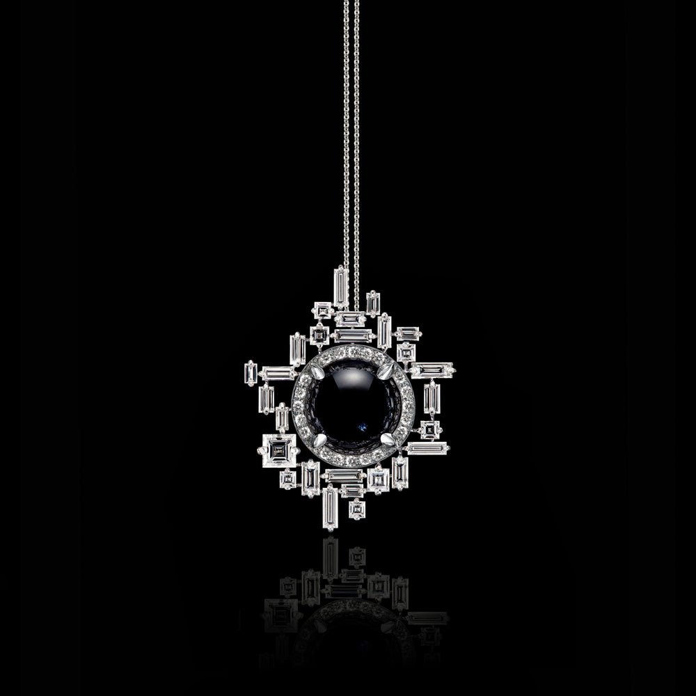 Stella Diamond and Australian Black Sapphire Necklace by Stefano Canturi Stella Diamond and Australian Black Sapphire Necklace by Stefano Canturi