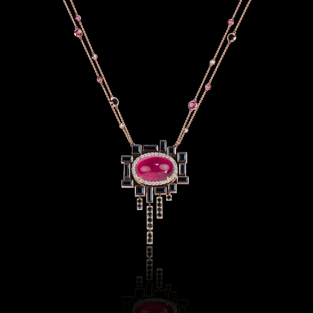 Stella diamond neckpiece in 18ct pink gold by Stefano Canturi Stella diamond neckpiece in 18ct pink gold by Stefano Canturi