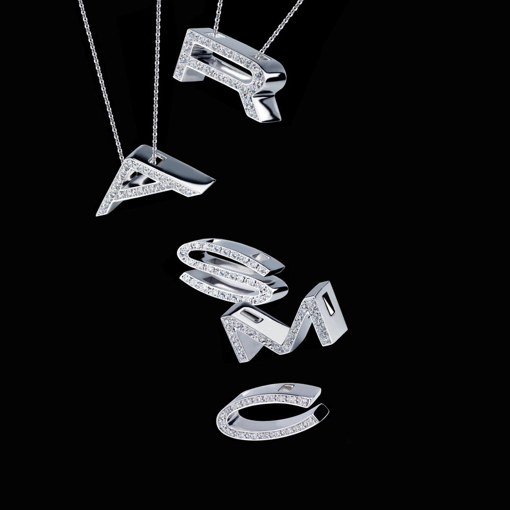 lphabet Pendant by Stefano Canturi – A personalised diamond initial pendant, exquisitely handcrafted for timeless elegance and individuality.