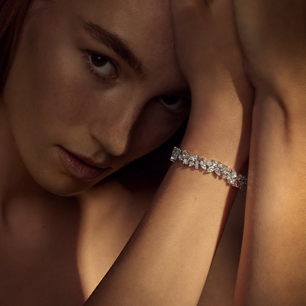 Primavera Diamond Bracelet by Canturi – A handcrafted bracelet featuring an exquisite arrangement of brilliant diamonds, designed for timeless elegance and luxury.