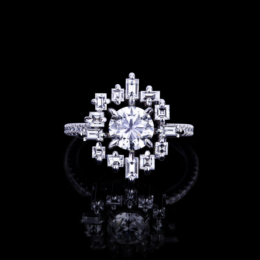 Stella 1.00ct D/SI1 Round diamond ring by Stefano Canturi