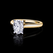 Silhouette 1.71ct Oval diamond engagement ring by Stefano Canturi