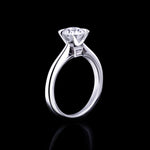 Silhouette 1.02ct Round brilliant cut diamond engagement ring by Stefano Canturi