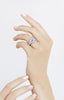 Cubism Upswept Oval diamond engagement ring by Stefano Canturi
