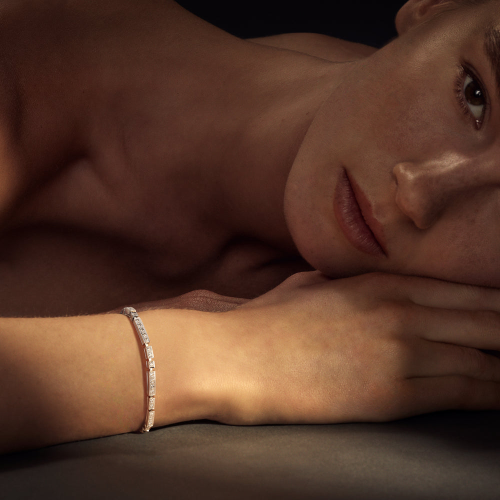 Regina diamond bracelet set in 18ct white gold by Stefano Canturi
