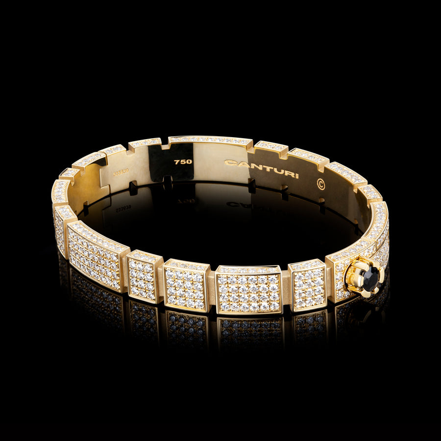 Eternal full set diamond bangle in 18ct yellow gold by Stefano Canturi