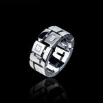 Cubism 9mm stud diamond ring by Stefano Canturi