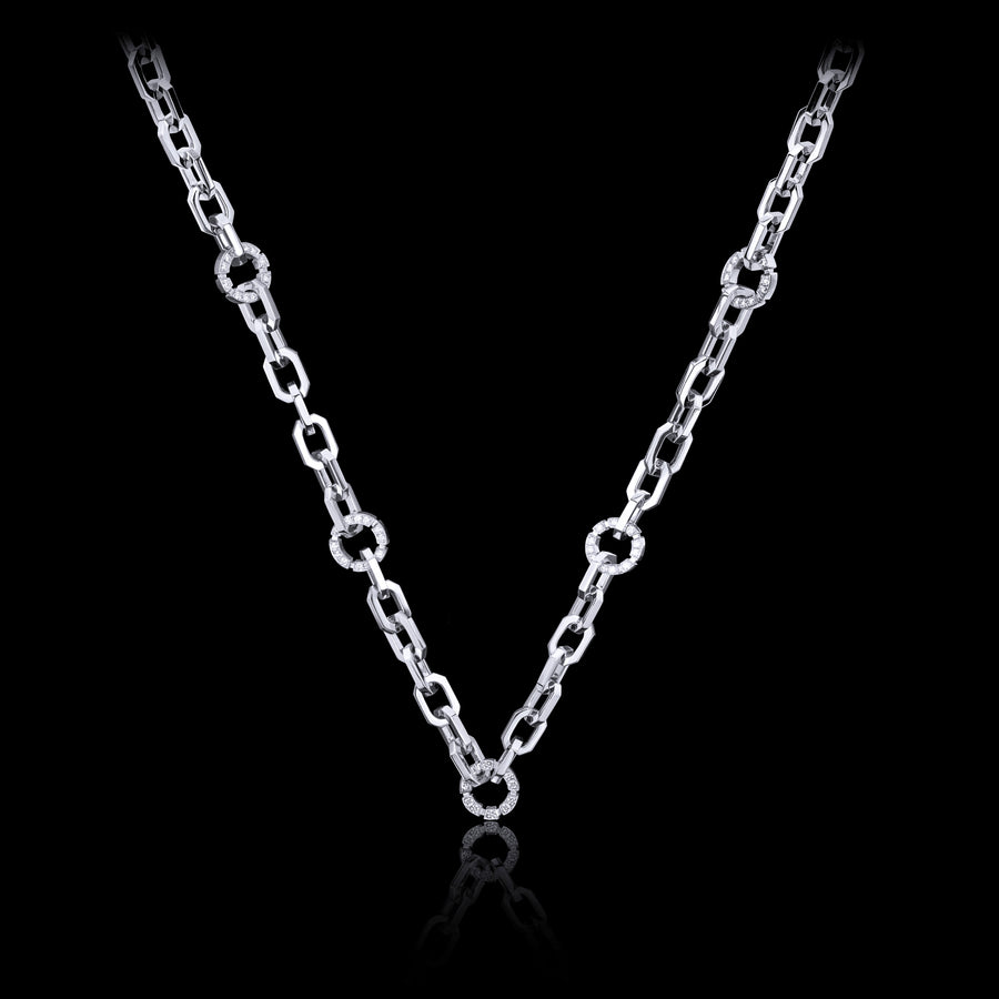 Athena diamond necklace in 18ct white gold by Stefano Canturi