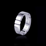Eternal 5mm high polish 18ct white gold ring by Stefano Canturi