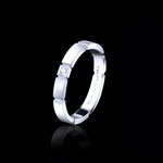 Eternal single set 2.5mm diamond ring set in 18ct white gold by Stefano Canturi
