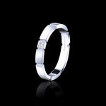 Eternal single set 2.5mm diamond ring set in 18ct white gold by Stefano Canturi