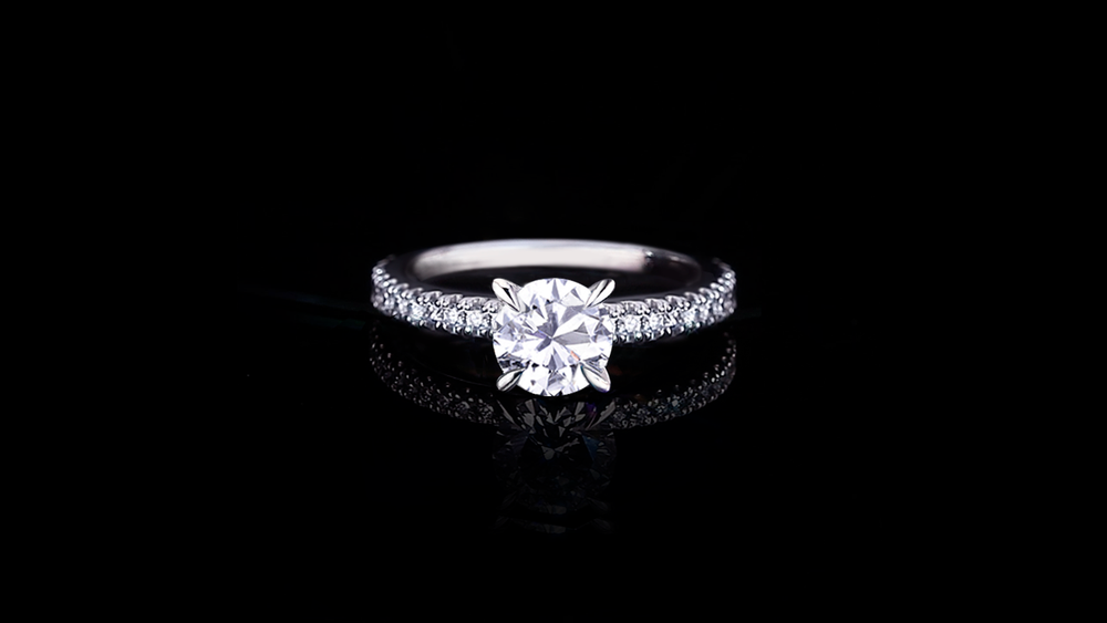 Renaissance Engagement Ring by Stefano Canturi featuring a 1.01ct Round Brilliant diamond in a 4-claw Canturi Dream setting, available in Sydney, Melbourne, and Brisbane boutiques.