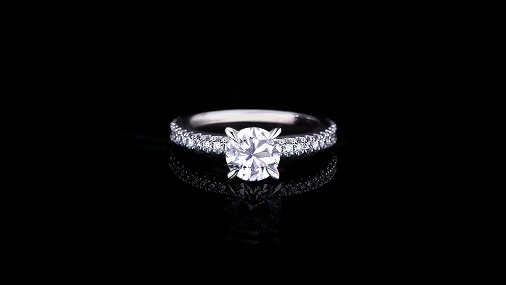 Renaissance Engagement Ring by Stefano Canturi featuring a 1.01ct Round Brilliant diamond in a 4-claw Canturi Dream setting, available in Sydney, Melbourne, and Brisbane boutiques.