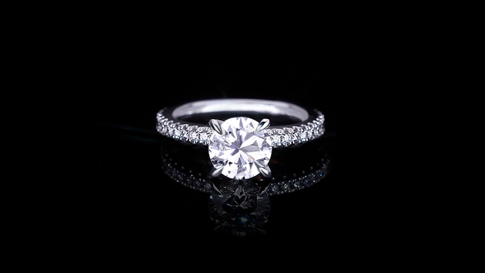 Renaissance 1.50ct Round diamond engagement ring in 18ct white gold by Stefano Canturi