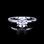 Micro 2.0ct Round Diamond Engagement Ring in 18ct white gold by Stefano Canturi
