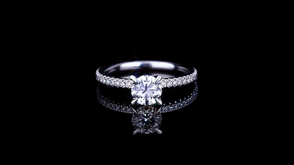 Renaissance 0.70ct Round diamond engagement ring in 18ct white gold by Stefano Canturi