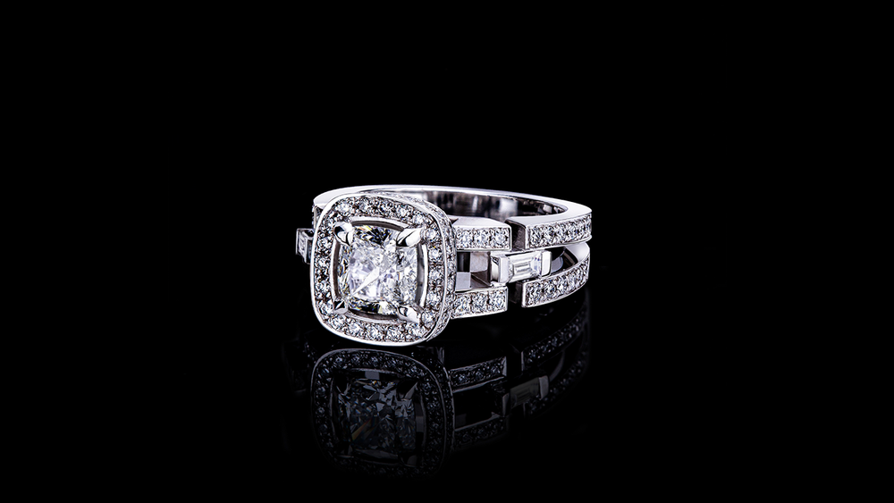 Metropolis Engagement Ring Cushion Diamond – Canturi Jewels