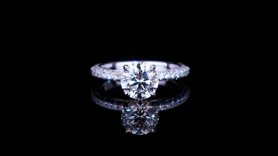 Lumina 1.80ct Round diamond ring in 18ct white gold by Stefano Canturi