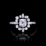 Stella 1.00ct Cushion Diamond Engagement Ring in 18ct white gold by Stefano Canturi