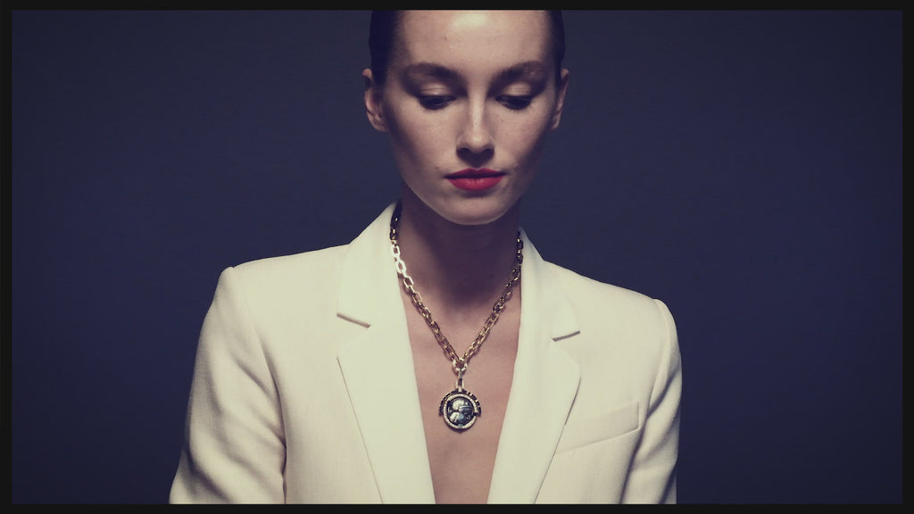 Athena necklace with Ancient coin by Stefano Canturi